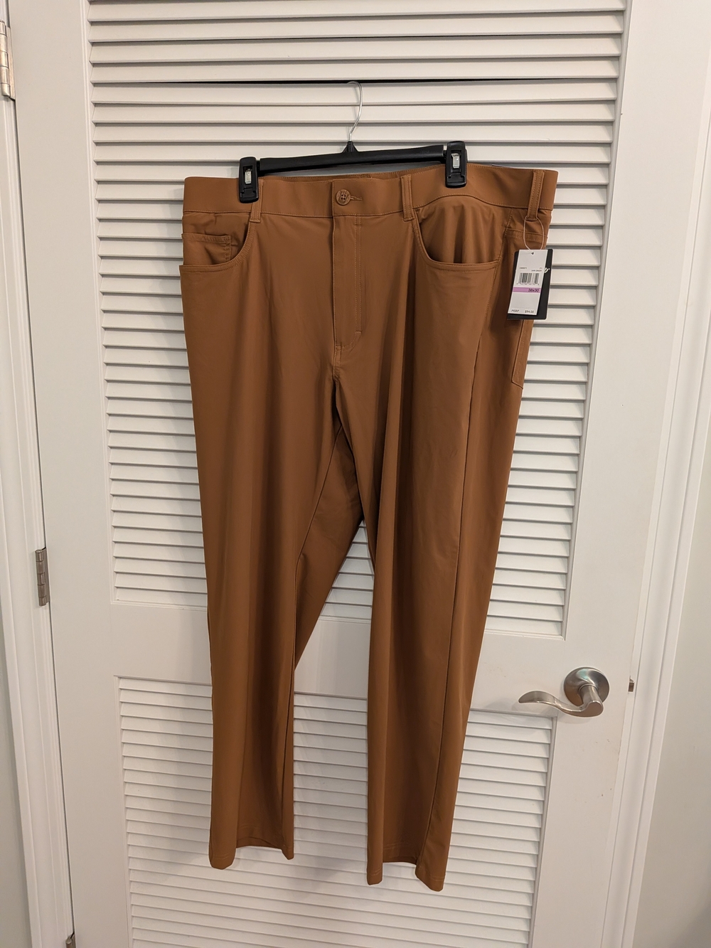 #1. Callaway Men's Stretch Casual Pants — Brown Size 38W x 30L